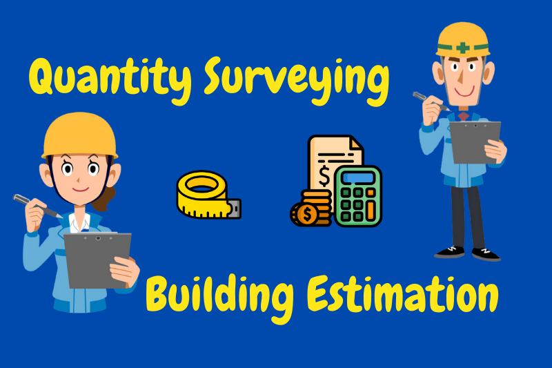 Quantity Surveying Building Estimation BBS with Excel & CAD